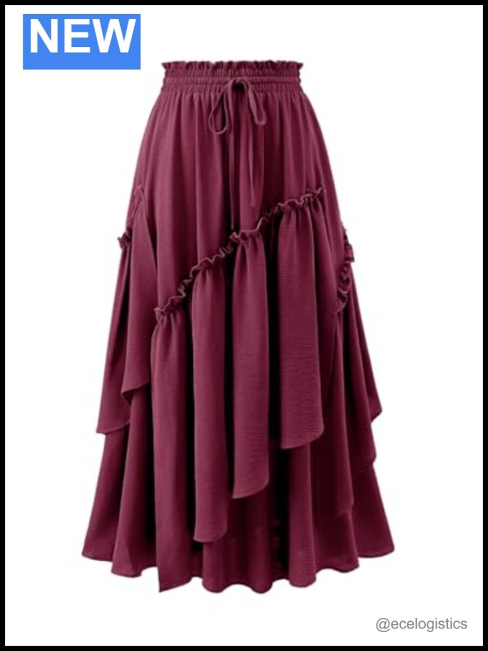 Women's Renaissance Maxi Skirt - Long Flowy Pirate Costume Skirt with Pockets